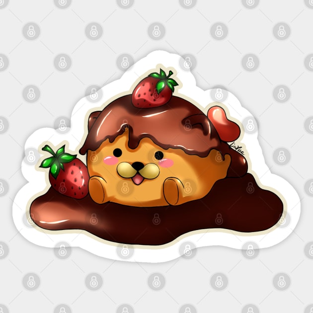 Poko~StrawberryChocolate Sticker by LinYue